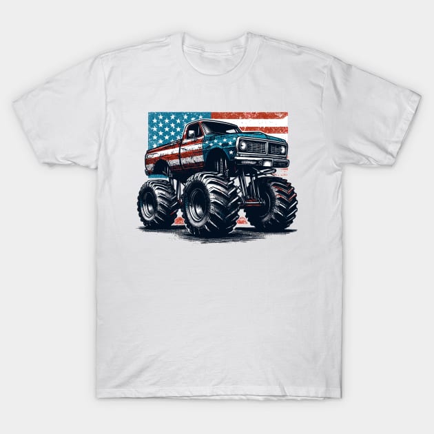 Monster Truck T-Shirt by Vehicles-Art